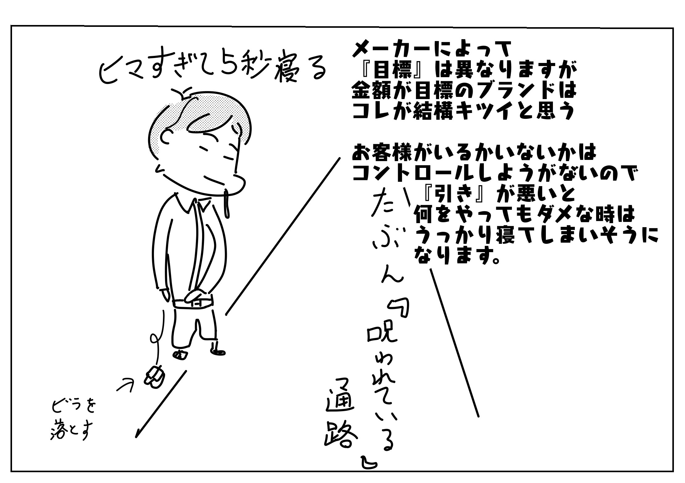 ちょっと寝るな お客様がいないと眠くなる 美容部員の暇な平日は苦行そのもの ビブダン研究所